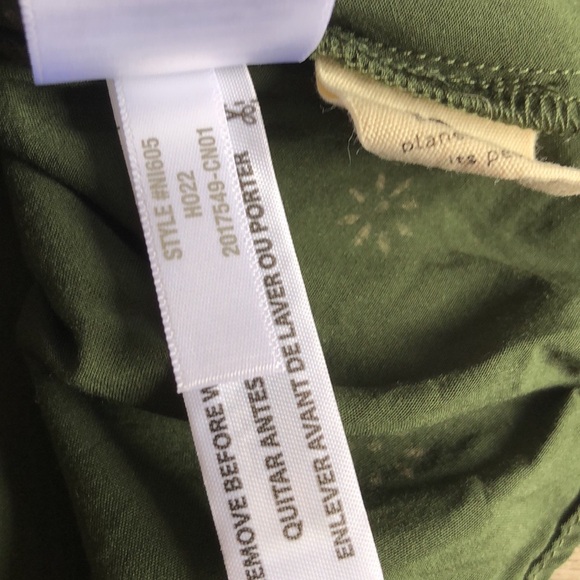 Madewell Pull On Ruffle Tiered Mini Skirt Dot Daisie Dark Forest Green - Picture 11 of 12